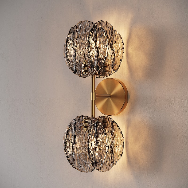 2-Light Modern Wall Sconce - N/A