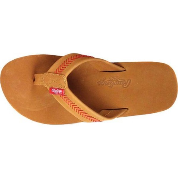 rawlings baseball flip flops