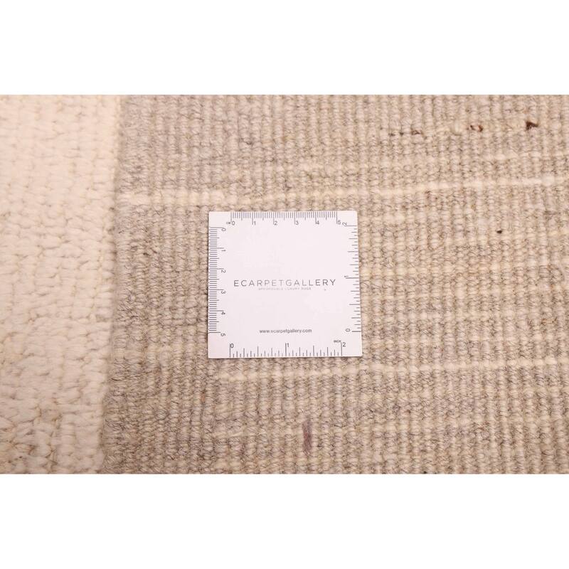 ECARPETGALLERY Hand-knotted Pak Finest Marrakesh Cream Wool Rug - 9'1 x 11'9