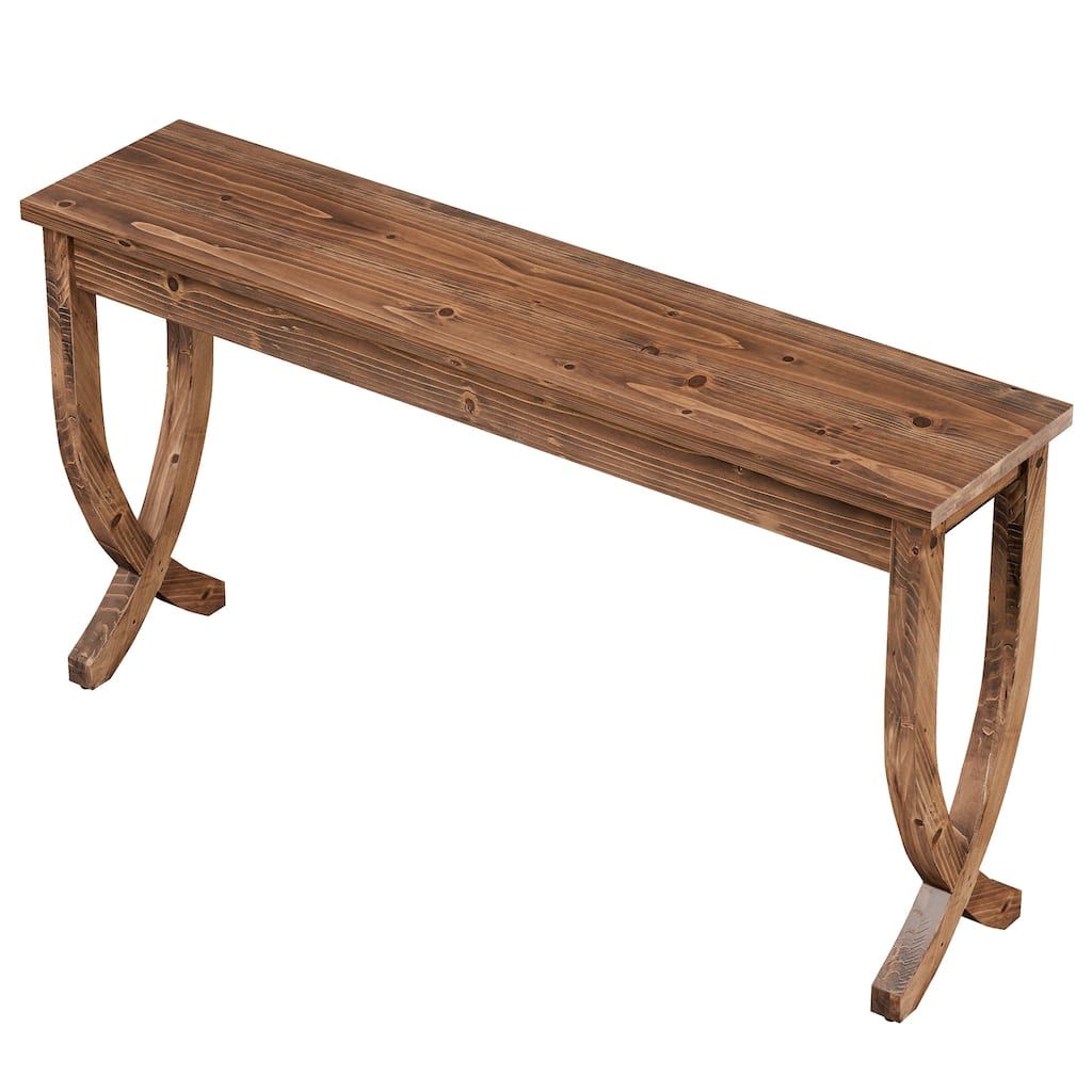 63-Inch Console Table, Farmhouse Entryway Table, Long Sofa Table