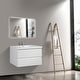 preview thumbnail 129 of 169, CASAINC Floating Bathroom Vanity with Resin Top Basin and Soft Closing Drawers