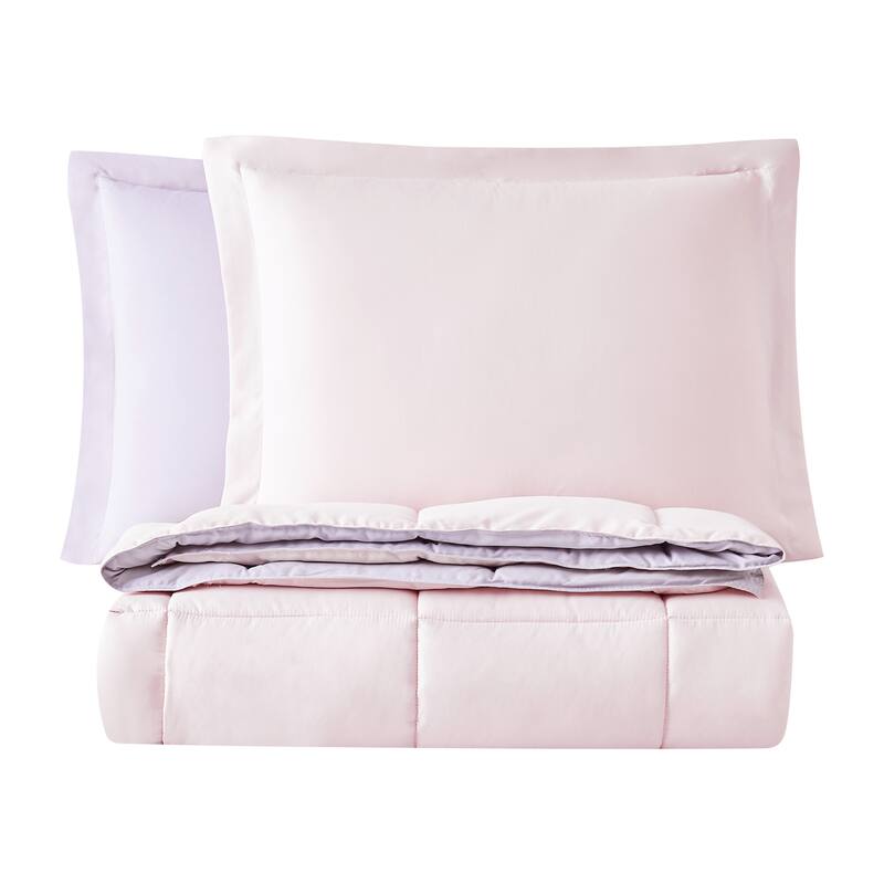 Truly Soft Everyday Reversible Down Alternative 3-Piece Comforter Set