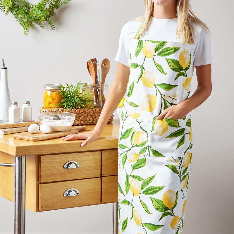 Lemon Bliss Print Chef Apron - Chef Apron
