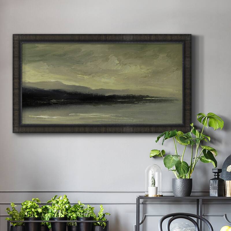 Coastal Dawn Premium Framed Canvas- Ready to Hang