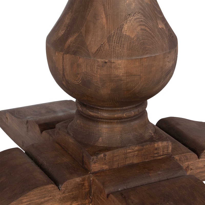 Uttermost Stratford Wood Round Dining Table - 54"W x 30"H x 54"D