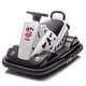preview thumbnail 61 of 78, 360° Rotating Bumper Car for Kids with LED Wheels and Dual Motors White