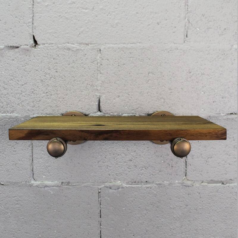 Somerville Farmhouse Industrial Wall Shelf