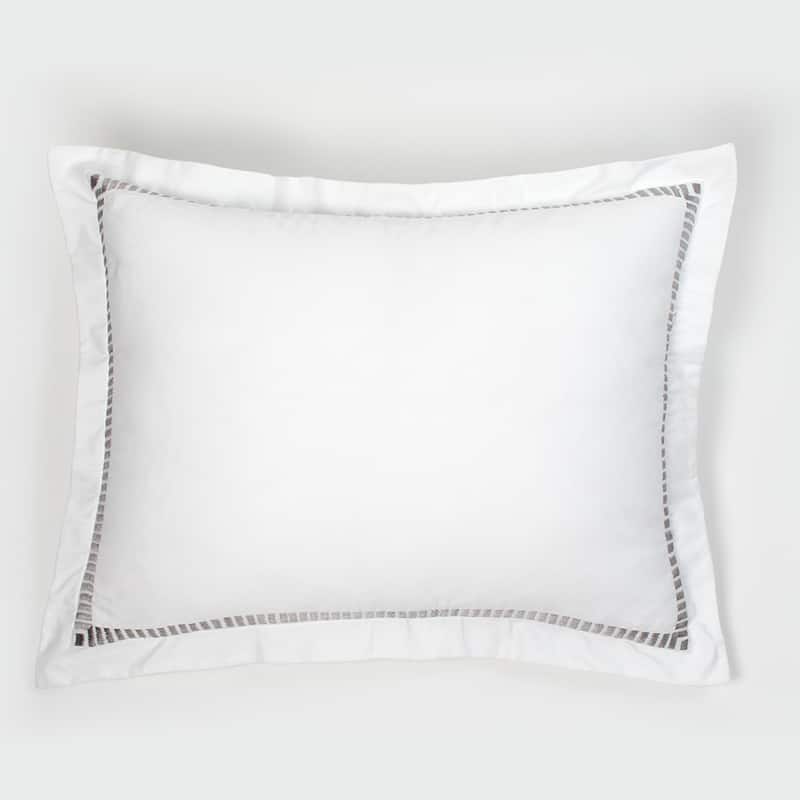 Savona Sham, Grey, Standard