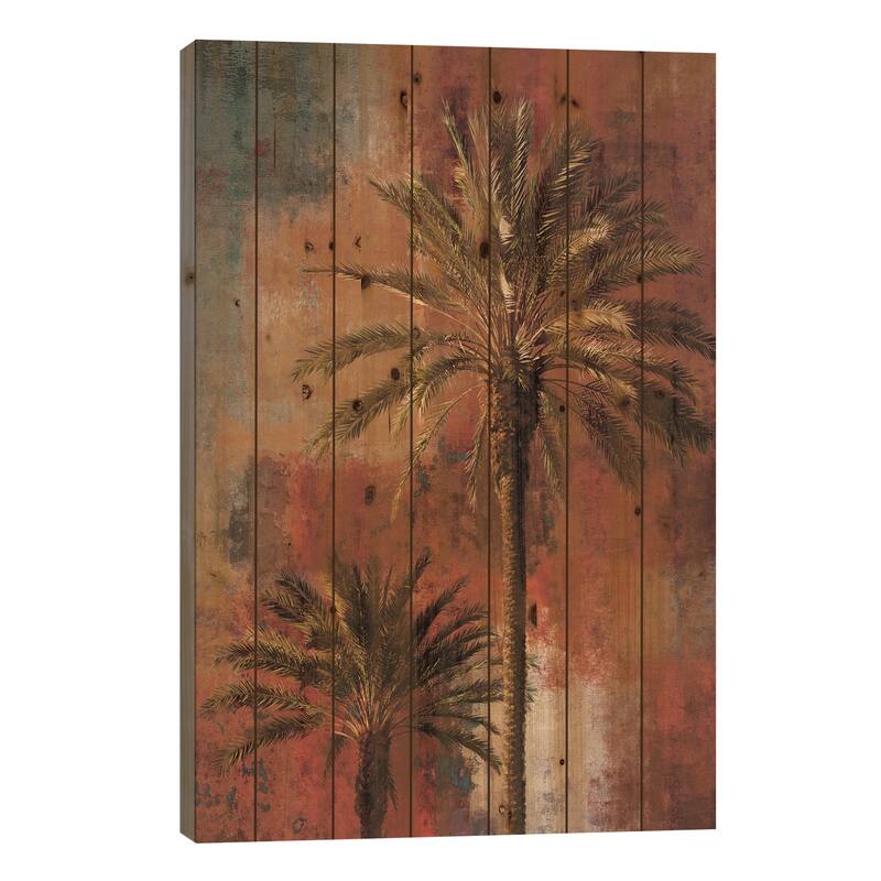 Mustique II Print On Wood by John Seba - Multi-Color - 40x26x1.5