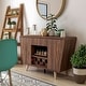 preview thumbnail 1 of 10, Furniture of America Hai Rustic Walnut 5-bottle Buffet with Cabinets