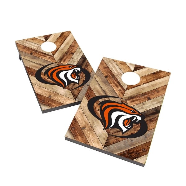slide 2 of 5, Pacific Tigers 2x4 Cornhole Bag Toss Game