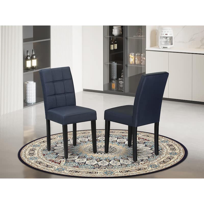 East West Furniture Austin Parson Dining Chairs, Set of 2 (Color & Fabric Options) - ASP1T09