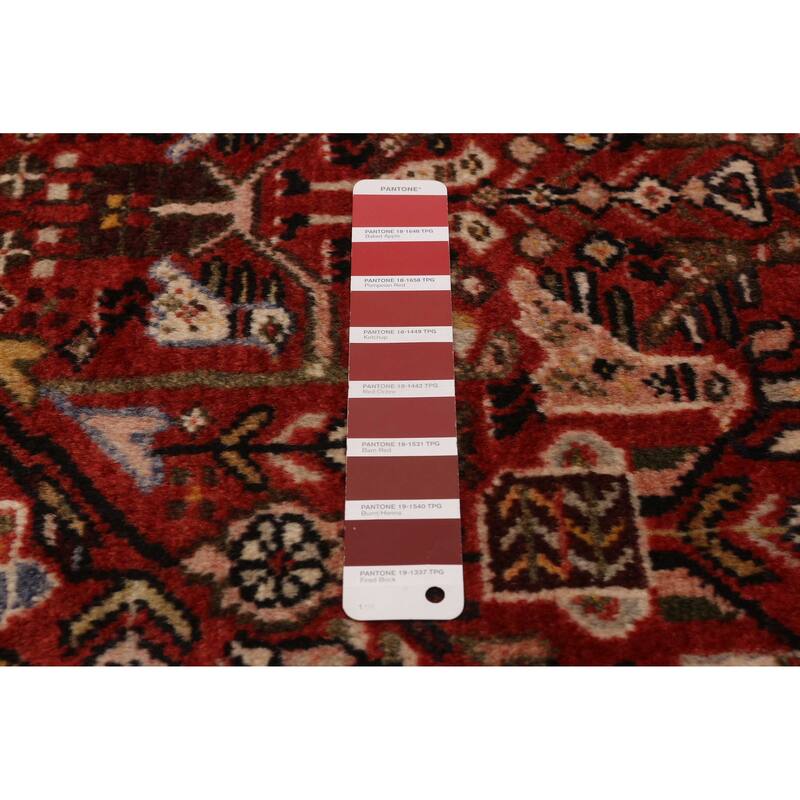 ECARPETGALLERY Hand-knotted Andelz Red Wool Rug - 3'3 x 9'9