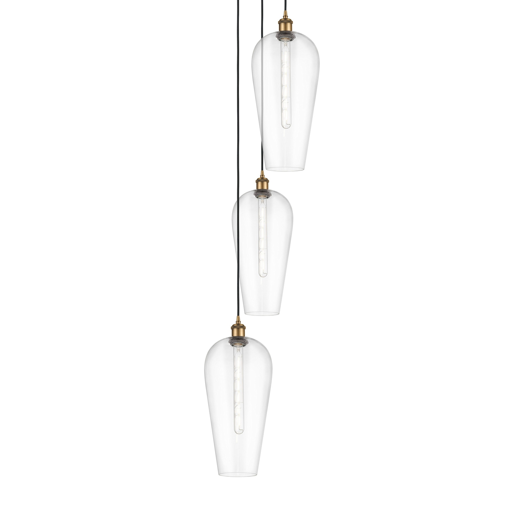 Innovations Lighting 113B-3P-58-15 Chelsea Pendant Chelsea 3 Light 15"