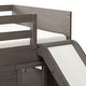 preview thumbnail 8 of 32, Max and Lily Farmhouse Twin Low Loft with Slide
