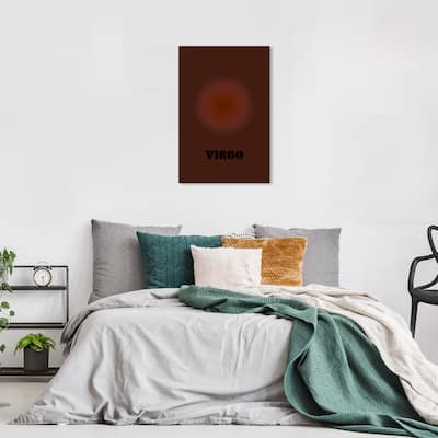 Wynwood Studio Canvas Spiritual and Religious Aura Virgo Brown and Dark Brown Modern & Contemporary Wall Art Canvas Print