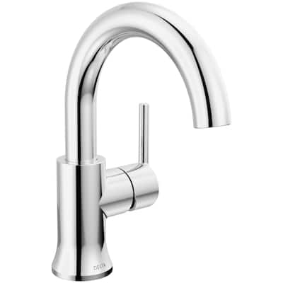 Delta Trinsic Bathroom Faucet with Pop-Up Drain Assembly