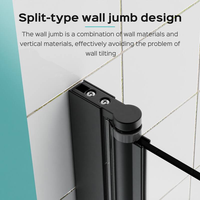 Topcraft 31“ W * 55” H Tempered Glass Frameless Shower Door