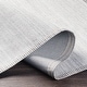 preview thumbnail 10 of 12, Fayla Handmade Solid Striped Viscose Area Rug