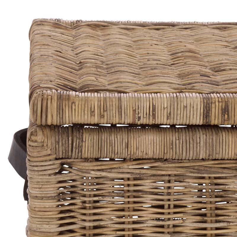 SAFAVIEH Home Sanaki Storage Bin - 24"W x 18"D x 15"H