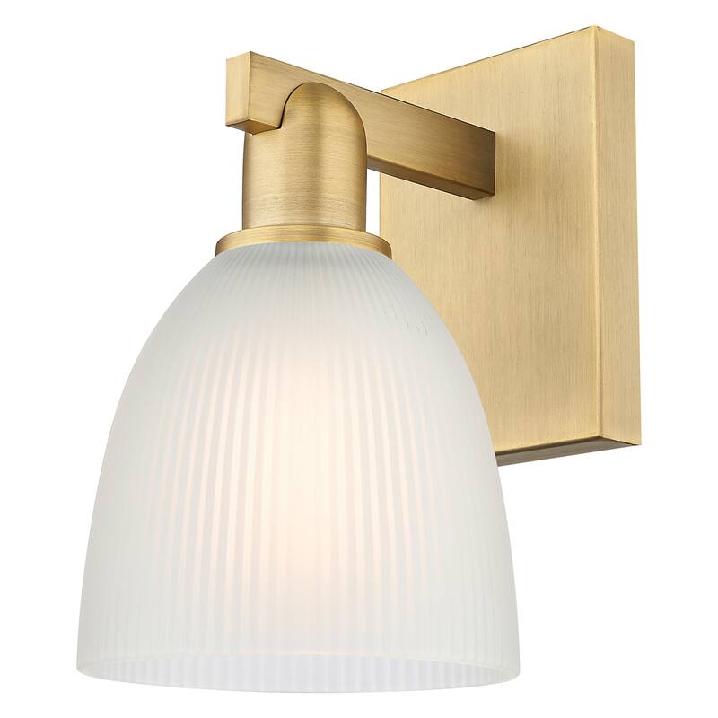 Innovations Lighting 716-1W-11-6 Castile Sconce Castile 11" Tall Wall - Brushed Brass / White