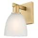 Option Brushed Brass / White