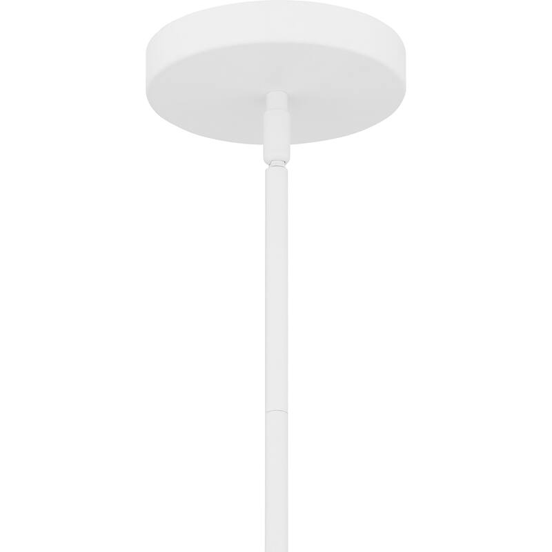 Keagan 1-Light Matte White Pendant Light