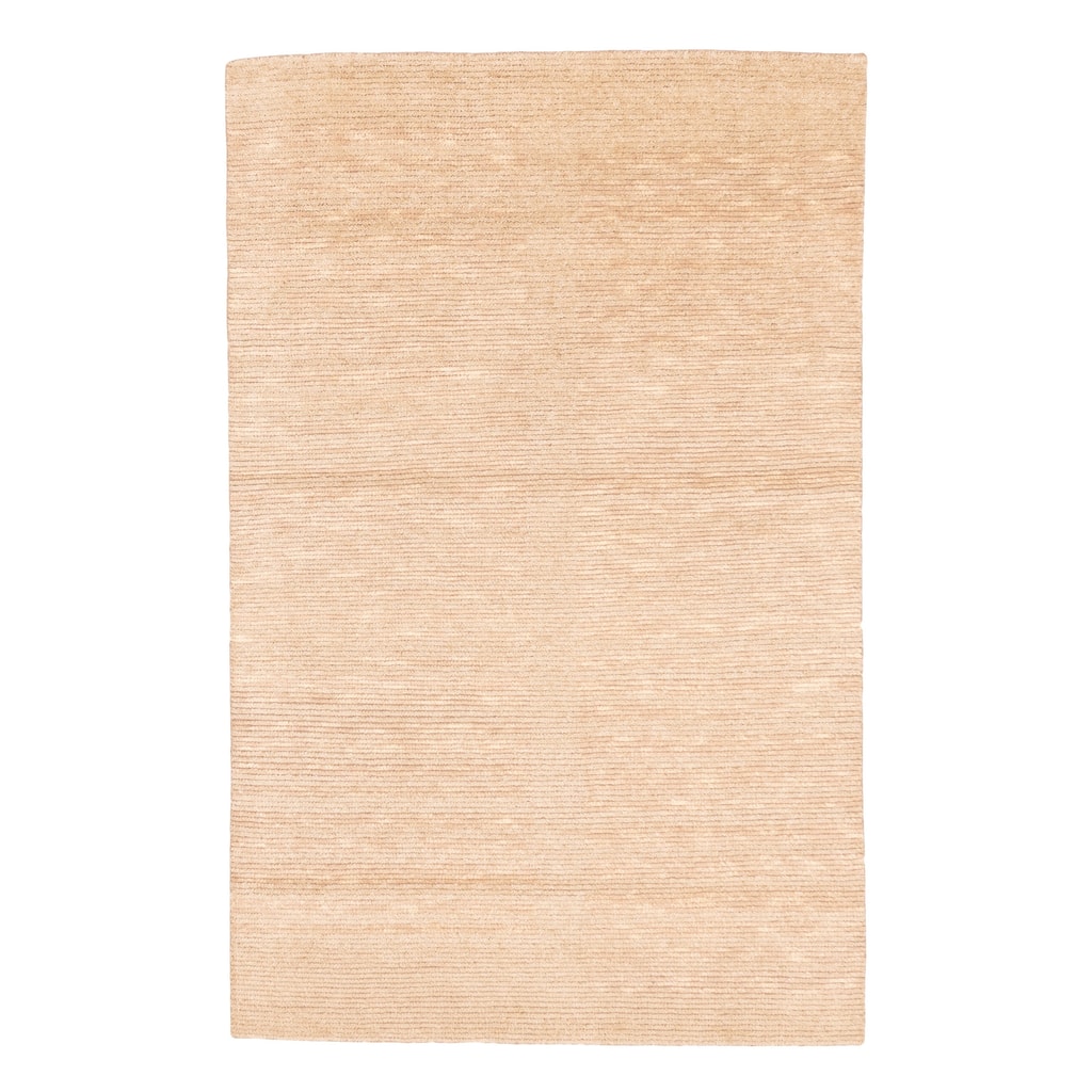 ECARPETGALLERY Hand-knotted Tangier Tan Wool Rug - 5'0 x 8'0