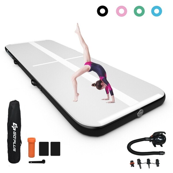 15FT Air Track Inflatable Gymnastics Tumbling Mat - Bed Bath