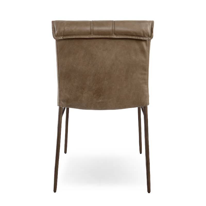 Classic Home Tuscan Genuine Leather Dining Chair (Set of 2)