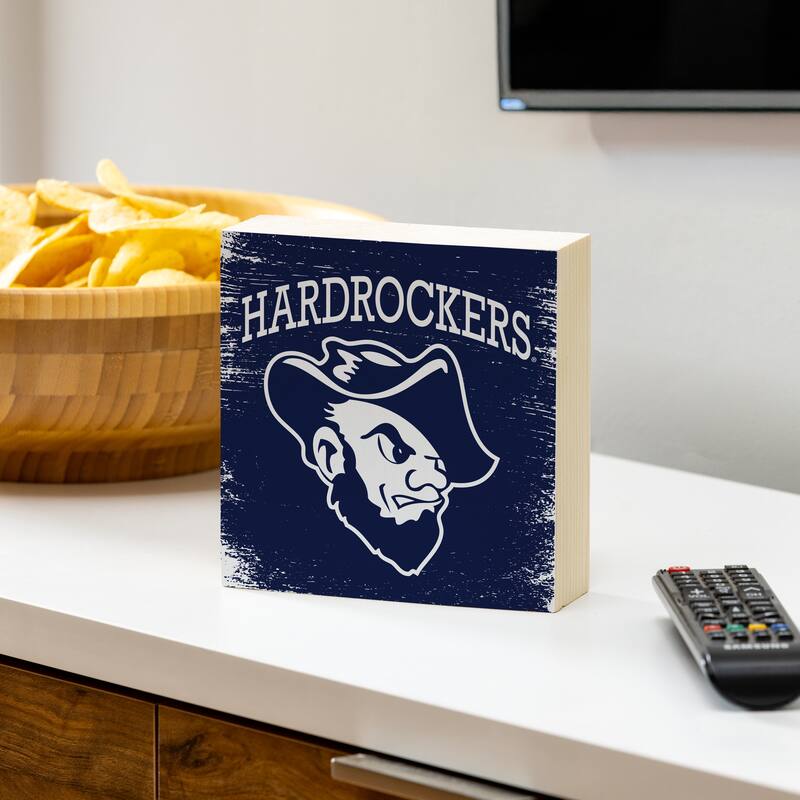 South Dakota School of Mining and Technology Wooden Tabletop Mantel Shelf Sign - 6" x 6"
