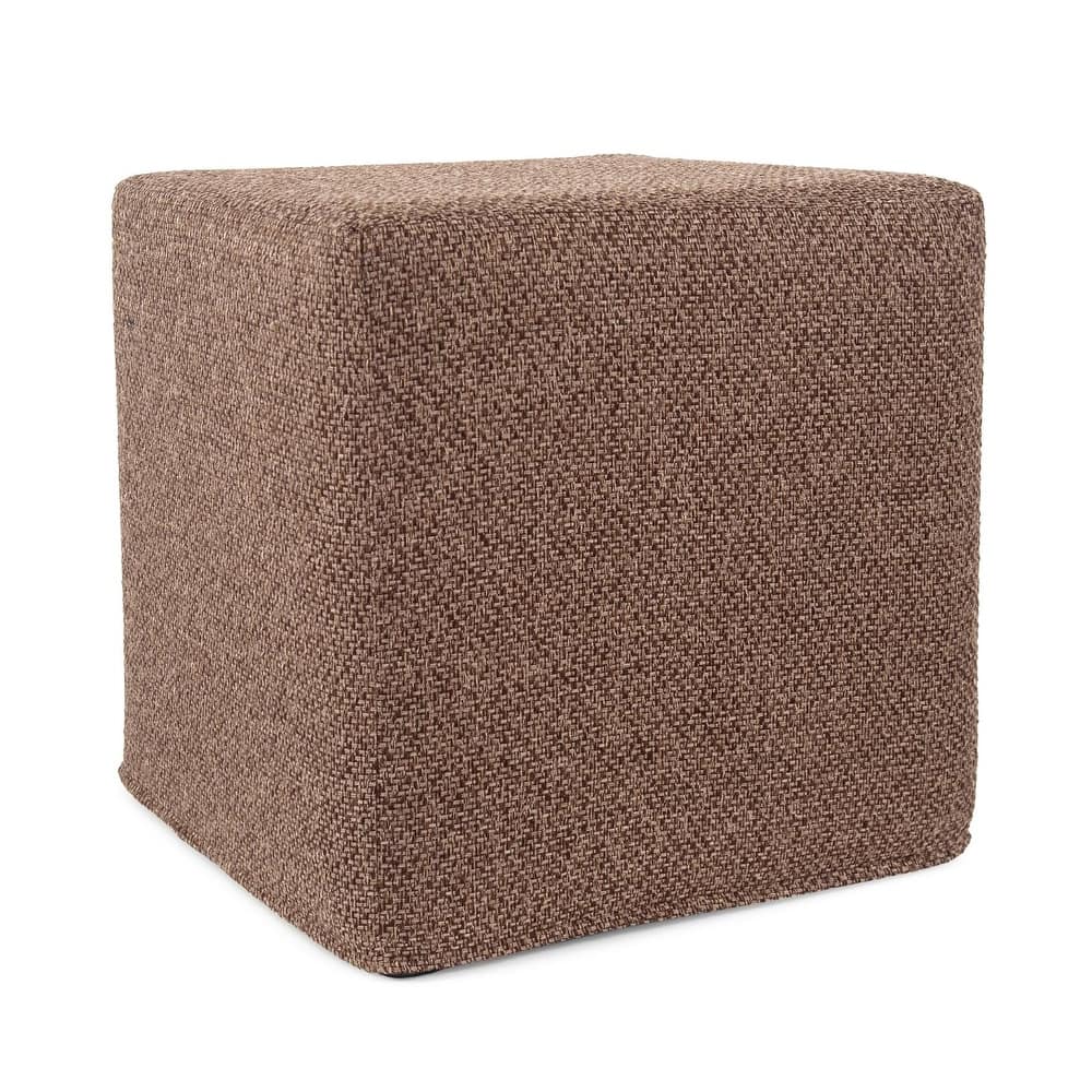 Allan Andrews No Tip Short Block Ottoman with Cover, Panama Collection