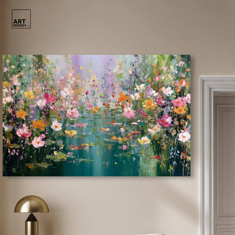 Picturesque Colors Canvas by Art Remedy, Gallery Wrapped