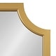preview thumbnail 96 of 134, Kate and Laurel Hogan Scalloped Wood Framed Mirror