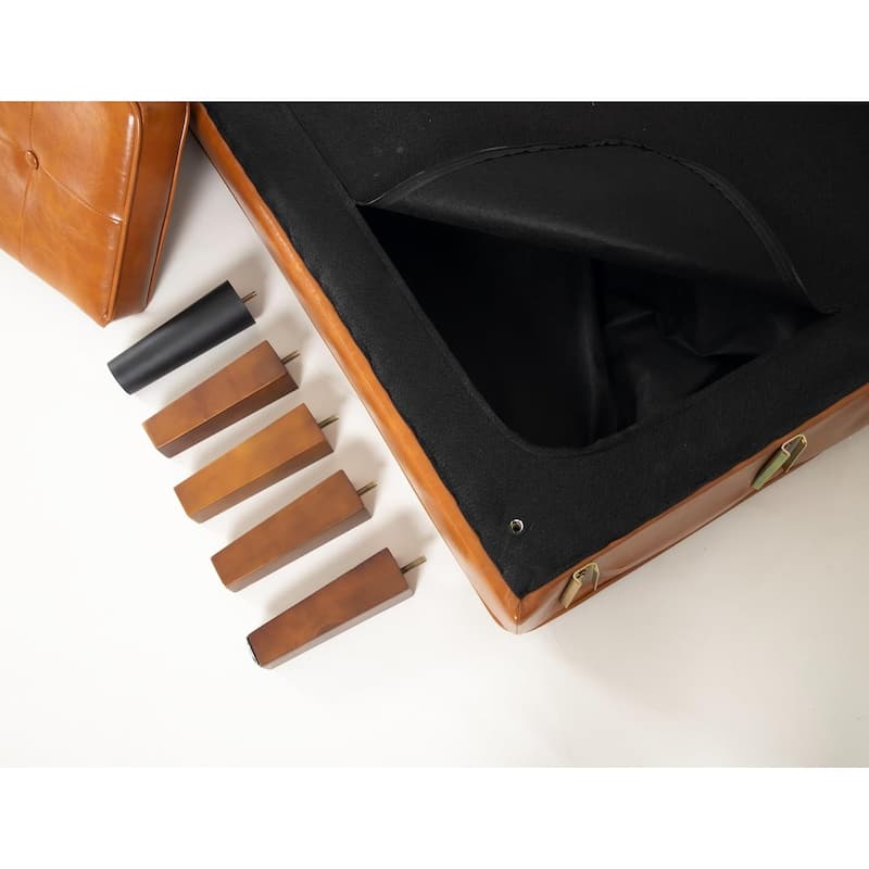 Modern 82.7" Deep Seat Couch, Corduroy Sofa Couches, Removable & Washable Covers for Living Room or Apartment