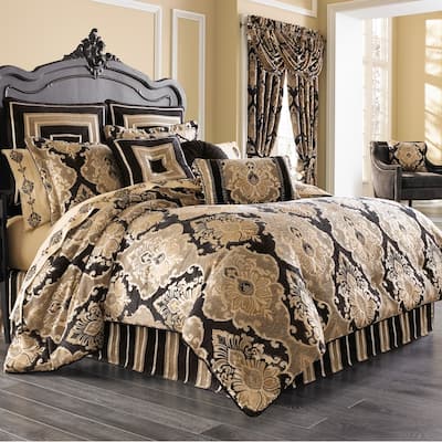 J. Queen New York Bradshaw Black Comforter Set