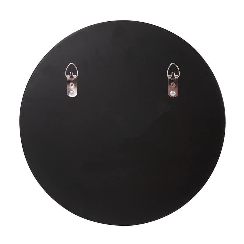 Allan Andrews Round Tiled Dina Accent Wall Mirror - Chrome - 12" H x 12" W x 1" D