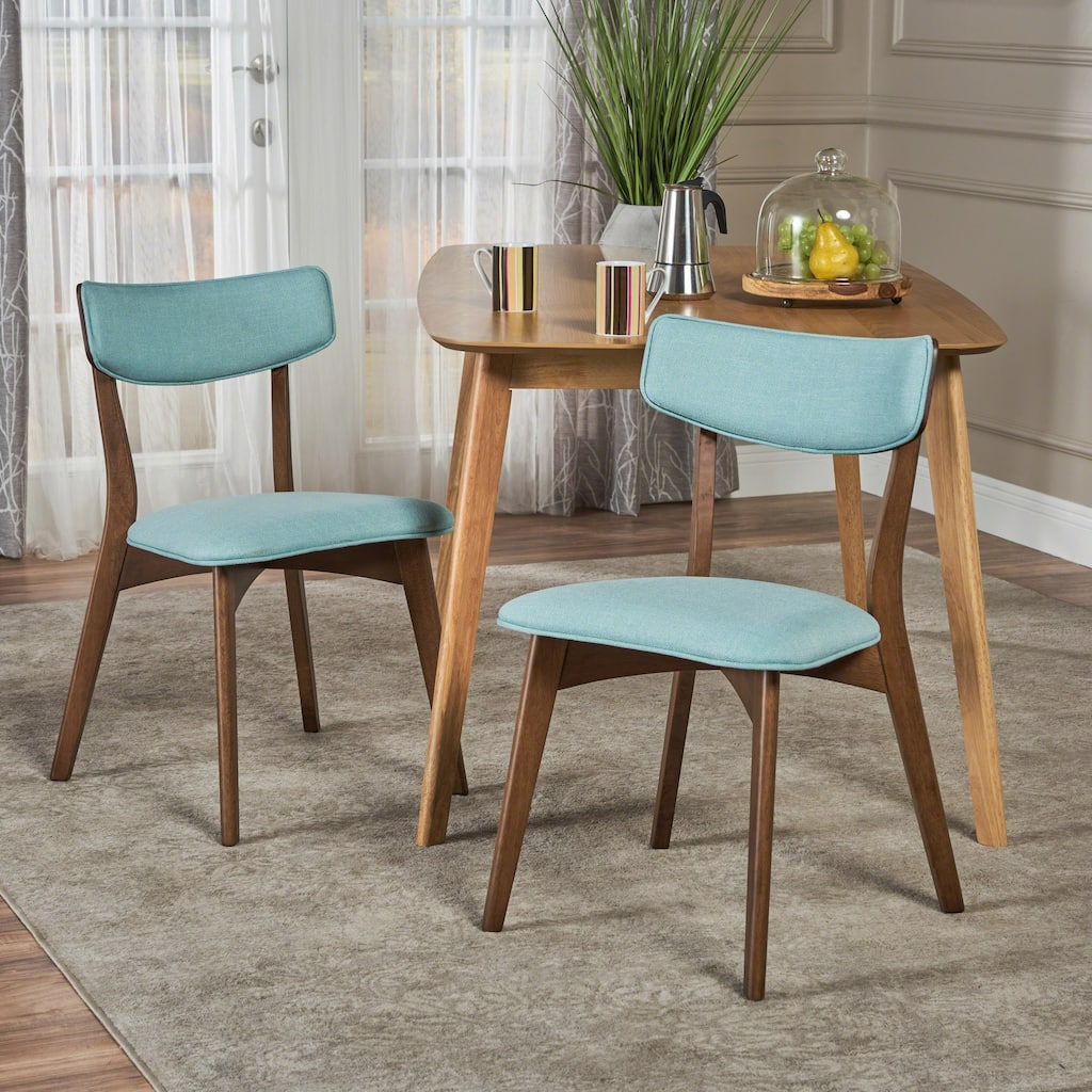 Christopher Knight Home Abrielle Mid-Century Modern Fabric Dining Chair