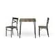 Thumbnail 21, Furniture of America Zath Industrial Metal Compact 3-piece Dining Set. Changes active main hero.