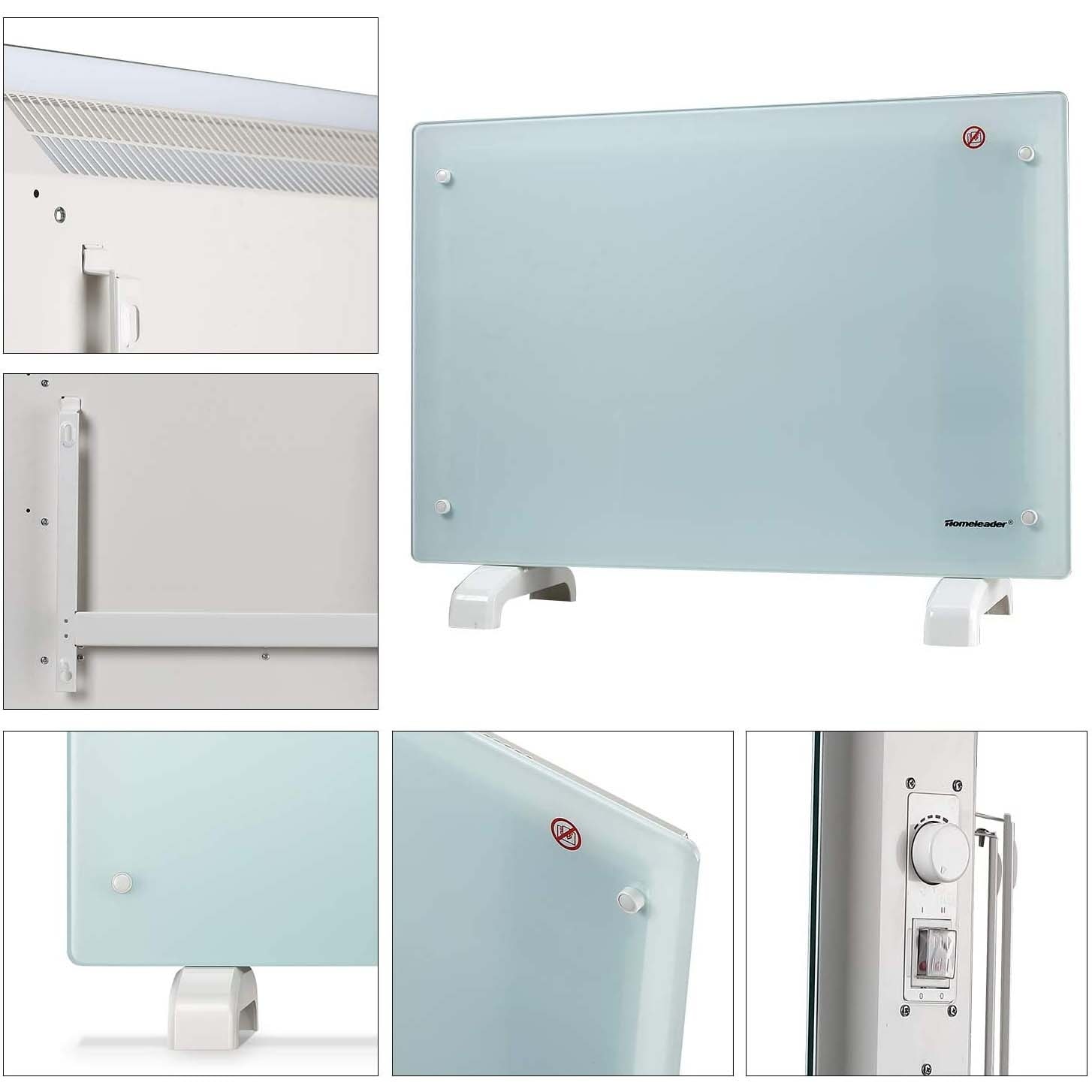 Glass Panel Heater, Ultra-Quiet Room Space Heater, Convection Heater - Bed  Bath u0026 Beyond - 32675306