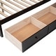 preview thumbnail 17 of 28, Merax Twin-Twin over Full L-Shaped Bunk Bed With 3 Drawers, Portable Desk and Wardrobe