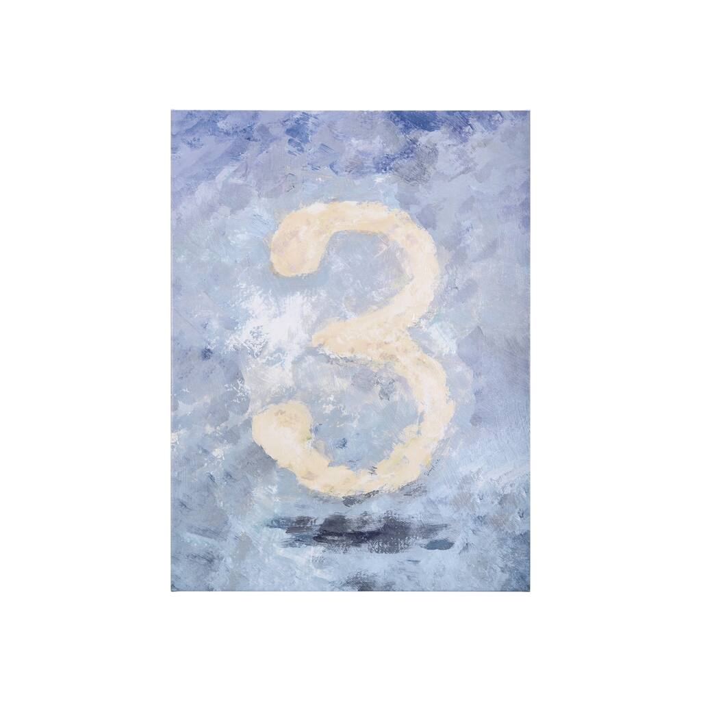 Numbers III (30 x 40) Canvas Art Print
