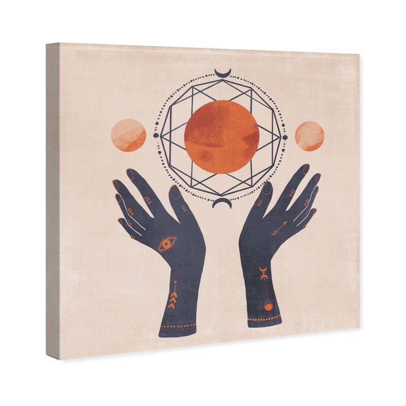 Wynwood Studio Canvas Abstract Alchemy Blue and Modern & Contemporary Wall Art Canvas Print