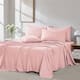 Vilano Series Extra Deep Pocket 6-piece Bed Sheet Set - Full - Pink