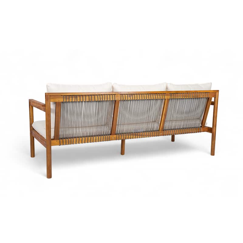 Christopher Knight Home- Elk Acacia Wood Outdoor Chat Set