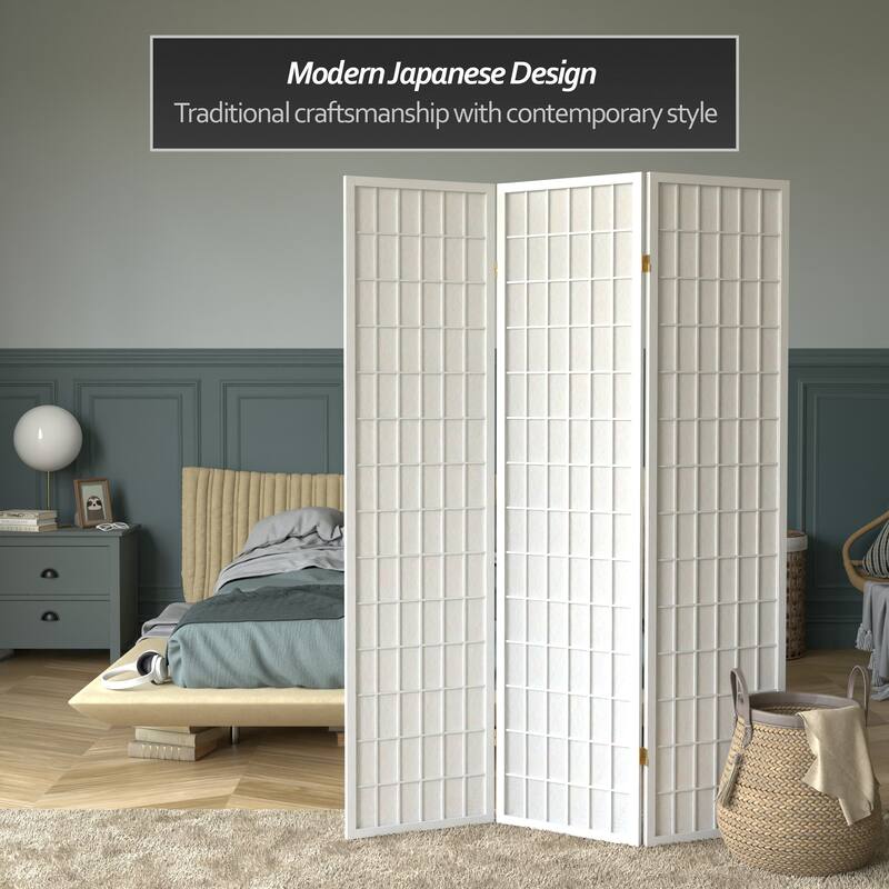 Wood and Rice Paper Windowpane Shoji Screen (China)