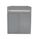 preview thumbnail 12 of 33, Modern Design Wood Loft Bed with Wardrobes and 2-Drawer Desk with Cabinet, Full Size, White