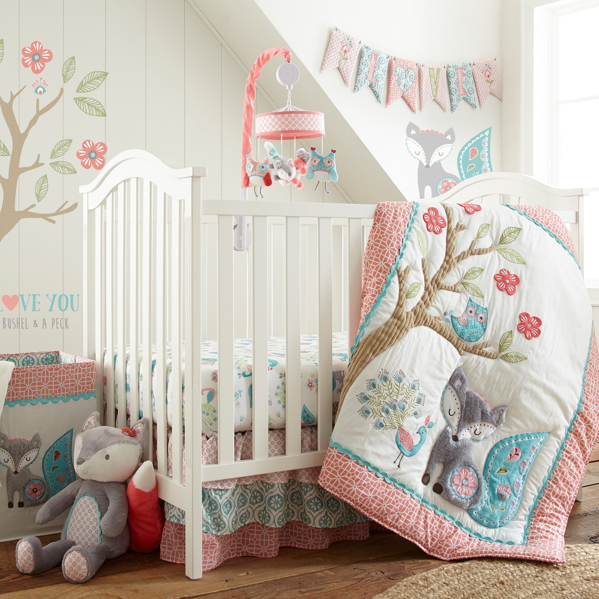 Fiona 5-Piece Nursery Crib Bedding Set - Levtex Baby