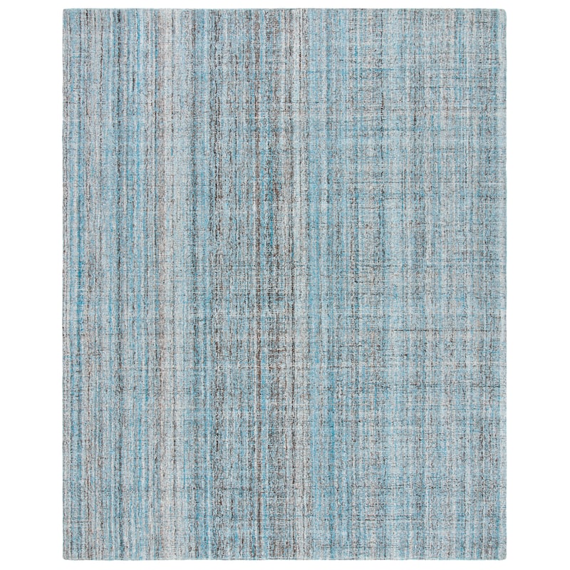 SAFAVIEH Handmade Abstract Nettie Modern Viscose Rug - 9' x 12' - Blue/Multi