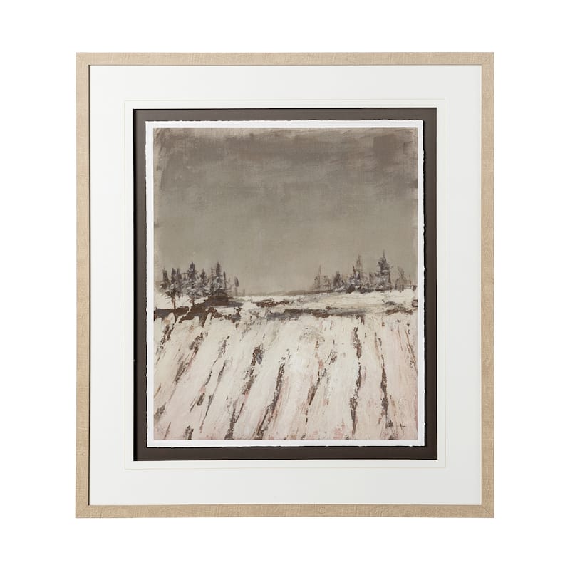 Silent Snow II Framed Art Print